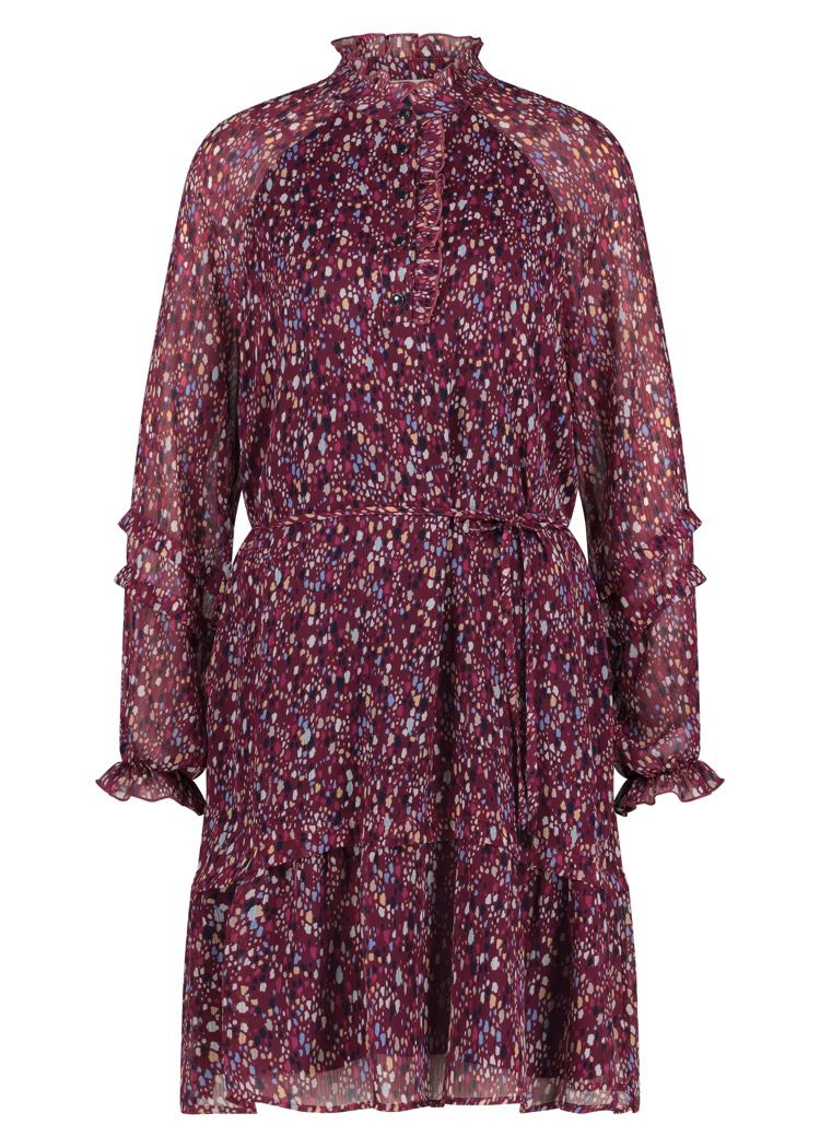 Tramontana jurk C03-07-501 Print Reds