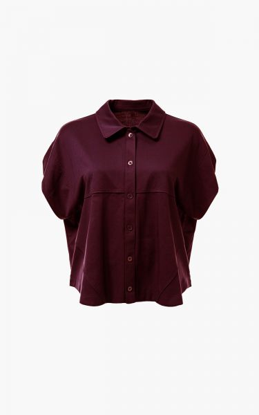 Aimee the Label blouse  IndonesiaW6 Blouse-burgundy 4