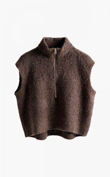 Aimee the Label gilet  LoiraW6 Waistcoat-brown/marine melange