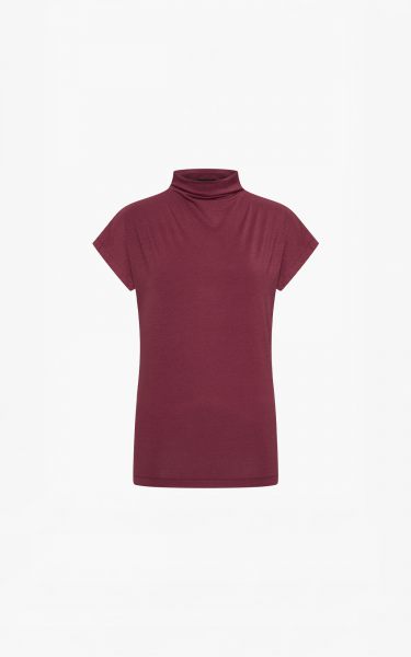 Aimee the Label top  MandyW6 Top-burgundy