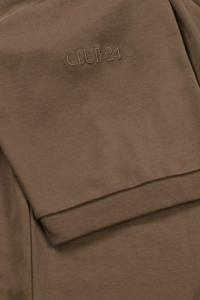 Club24 basic  freedom fit tee-club mocha 4