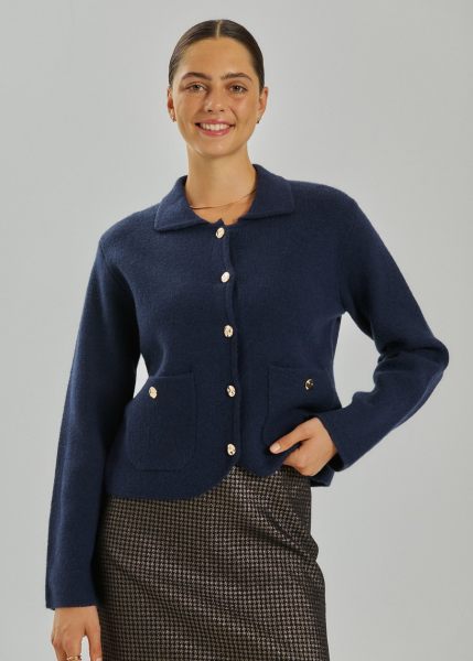 Freequent vest  207324-navy blazer