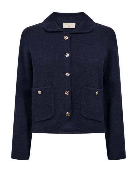 Freequent vest  207324-navy blazer 2