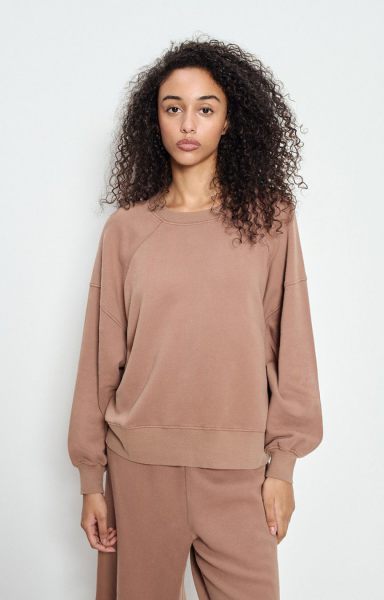 American Vintage sweater  atu03b-chocolate 3