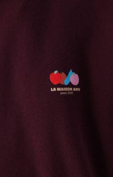 American Vintage trui  atu03d-lie de vin 9