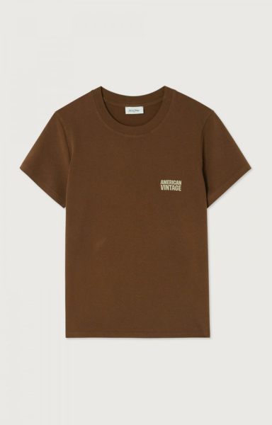 American Vintage t-shirt  yko02c-moka