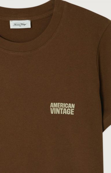 American Vintage t-shirt  yko02c-moka 2