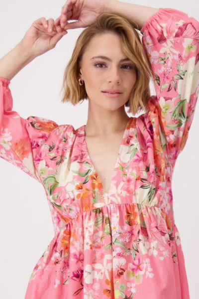 Monari jurk lange mouw  410054-446 4