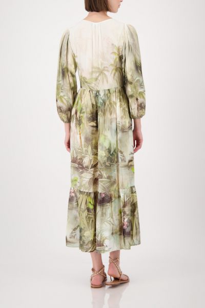 Monari jurk lange mouw  410697-620 3
