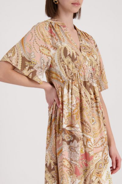 Monari jurk korte mouw  410558-525 2