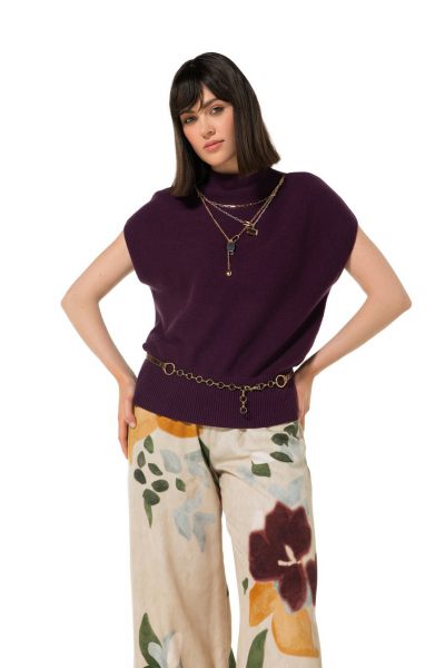 caroline biss top  4204-45 plum 2