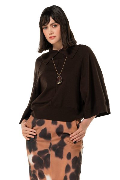 caroline biss trui  4249-30 coffee 3