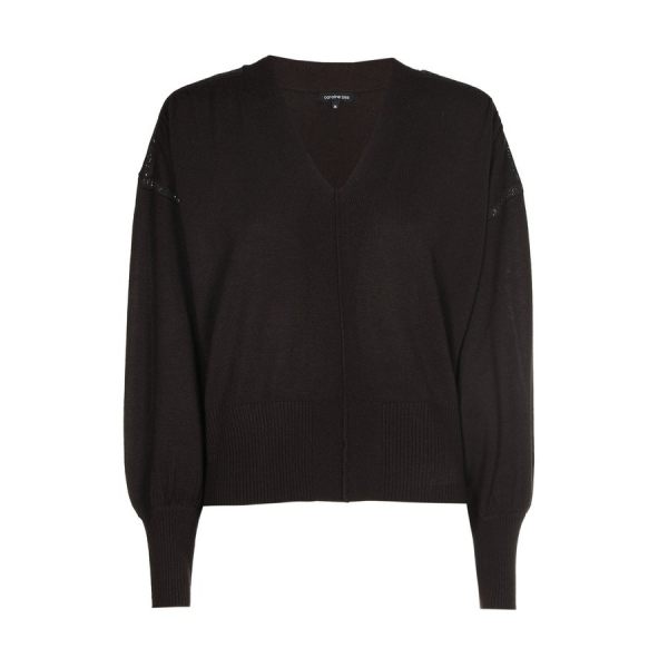 caroline biss trui  4285/30 coffee