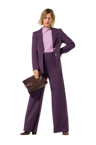caroline biss broek  4567-44 purple 3