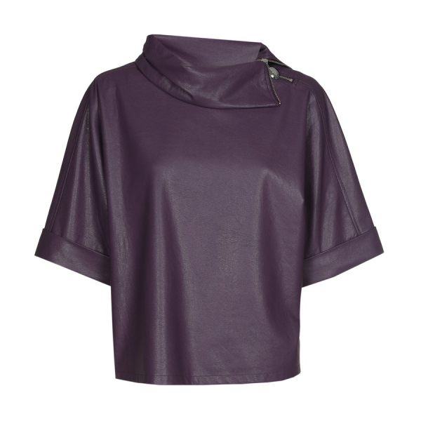 caroline biss blouse  4609-45 purple