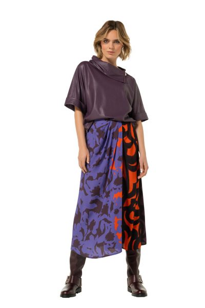 caroline biss blouse  4609-45 purple 2