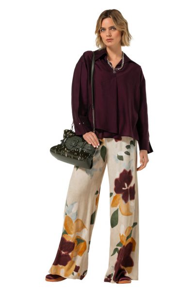 caroline biss blouse  4621/45 plum 3