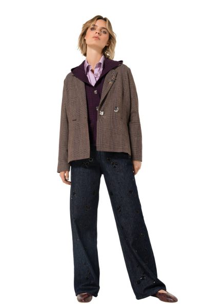 caroline biss blouse  4653-41 light violet 4