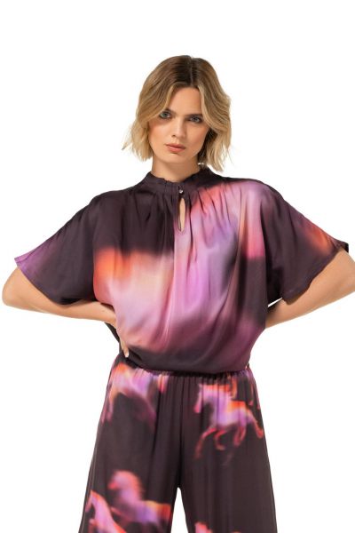 caroline biss top  4697-59 multicolor 4