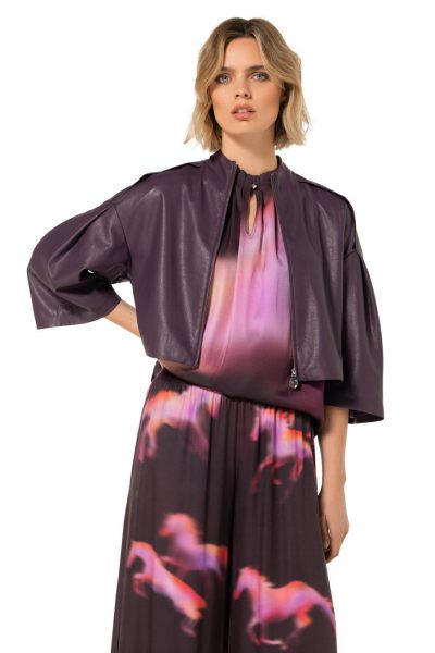 caroline biss blazer  4806-45 plum 3