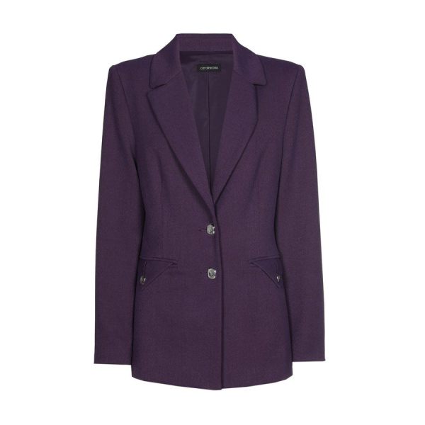 caroline biss blazer  4867-44 purple