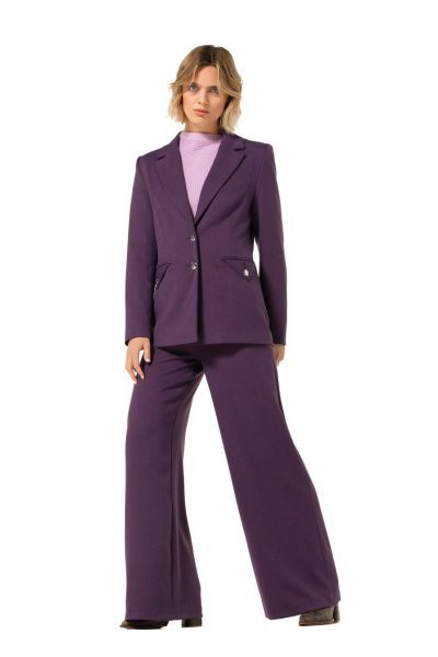 caroline biss blazer  4867-44 purple 3