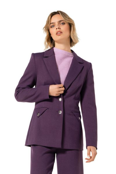 caroline biss blazer  4867-44 purple 4