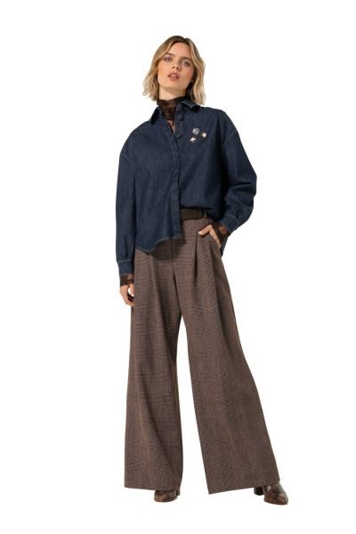 caroline biss t-shirt  4941-32 cacao 4