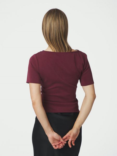 Neo Noir blouse  165739-682 wine 4