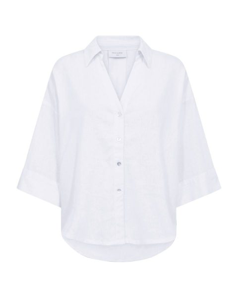 Freequent blouse  207870-brilliant white 2