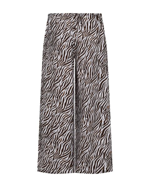 Freequent broek  208115-br white/coffee bean 2