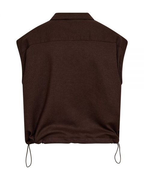 Freequent blouse  208238-coffee bean 2
