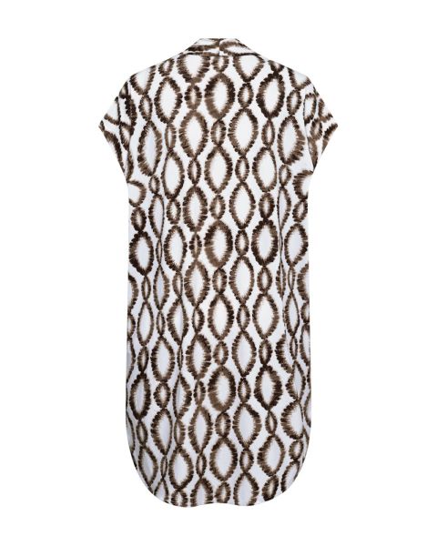 Freequent jurk  208036-br white coffee bean 3