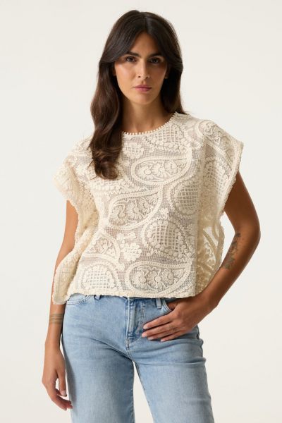 Garcia blouse korte mouw  O260026-1448 3