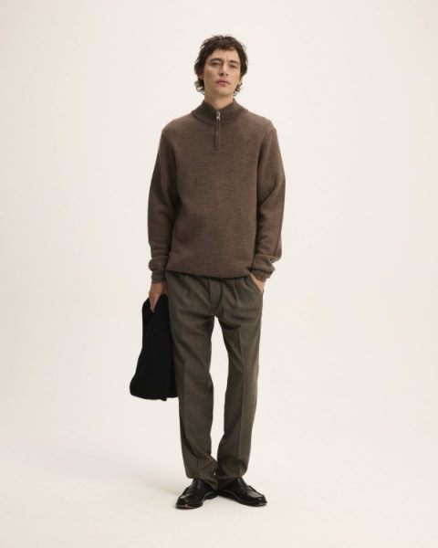 The Goodpeople schipperstrui  Kamark 25020103-3205 Mid Brown 2