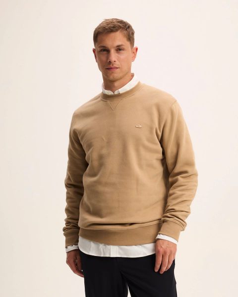 The Goodpeople trui ronde hals  Liam 25020701-6300 Caramel 2