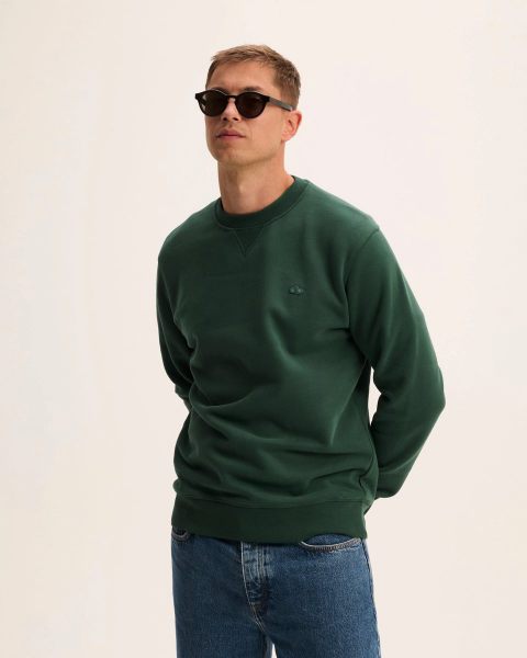 The Goodpeople trui ronde hals  Liam 25020701-8000 Green 2