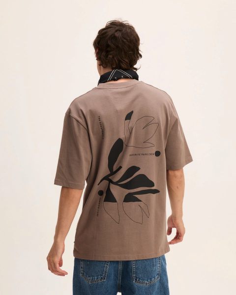 The Goodpeople t-shirt  Took 25020908-3205 Mid Brown 3