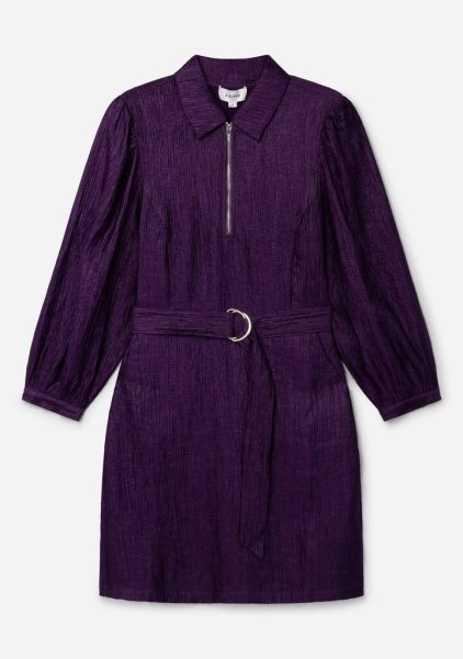 Aaiko jurk SEMIRA CRINKLE VIS 545-192514