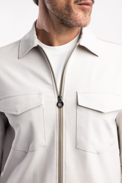 Blue Industry overshirt  PisaS25-M100-GREY 5