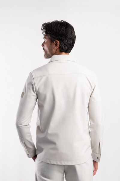 Blue Industry overshirt  PisaS25-M100-GREY 8