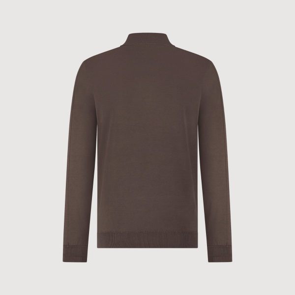 Blue Industry trui ronde hals  Kbiw25-M4-Brown 2