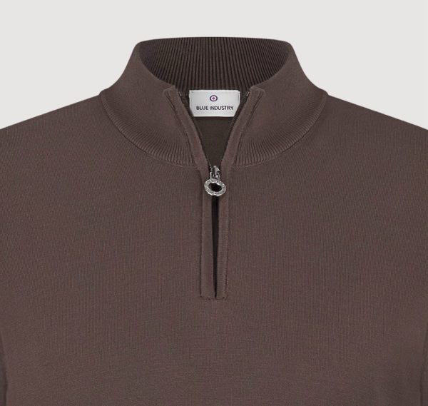 Blue Industry trui ronde hals  Kbiw25-M4-Brown 3