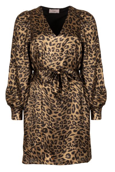 Freebird jurk  Dacey Wv-Shiny-Leopard-25-4-2107 2