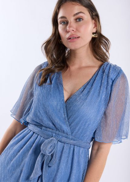 Freebird jurk  Dalena SS F-Jer-Plisse-lurex-26-1-2142 4