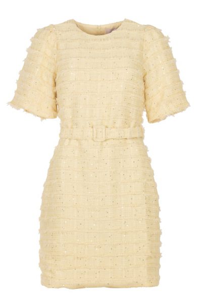 Freebird jurk  Danique SS Wv-Hairy-Sequince-26-1-2143 2