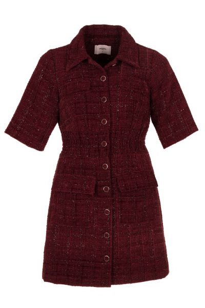 Freebird jurk  Deluxe C-Wv-Boucle-Struc-26-3-2363