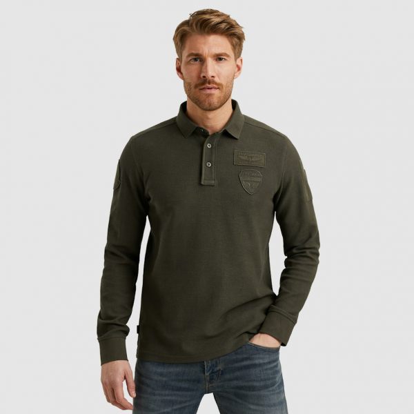 PME Legend polo lange mouw  PPS2509802-8039 3