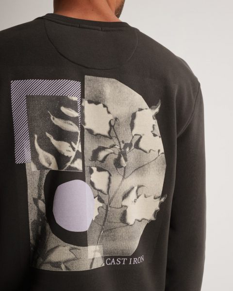 Cast Iron ronde hals trui  CSW2602405-9159 4