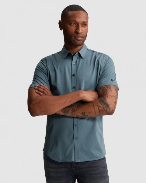 Cast Iron overhemd korte mouw  CSIS2604262-5414 2